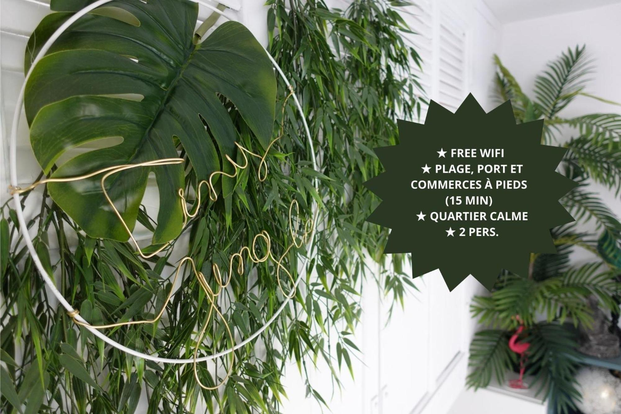 *Tiny Jungle* / Plage, Port Et Commerces A Pied ソセ・レ・パン エクステリア 写真
